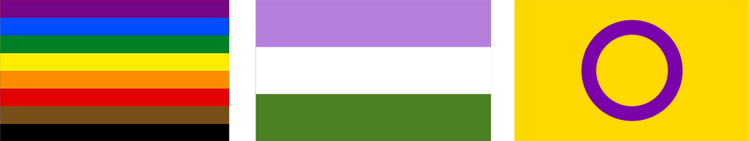 LGB, Trans and Intersex flags